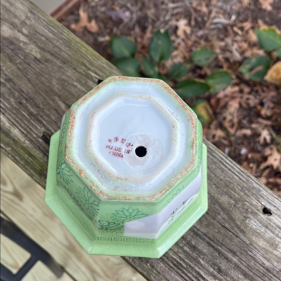 Vintage Chinese porcelain planter - Picture 6 of 6